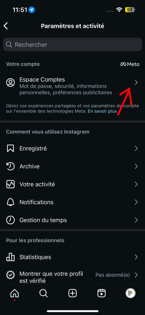 Sécuriser votre compte Instagram