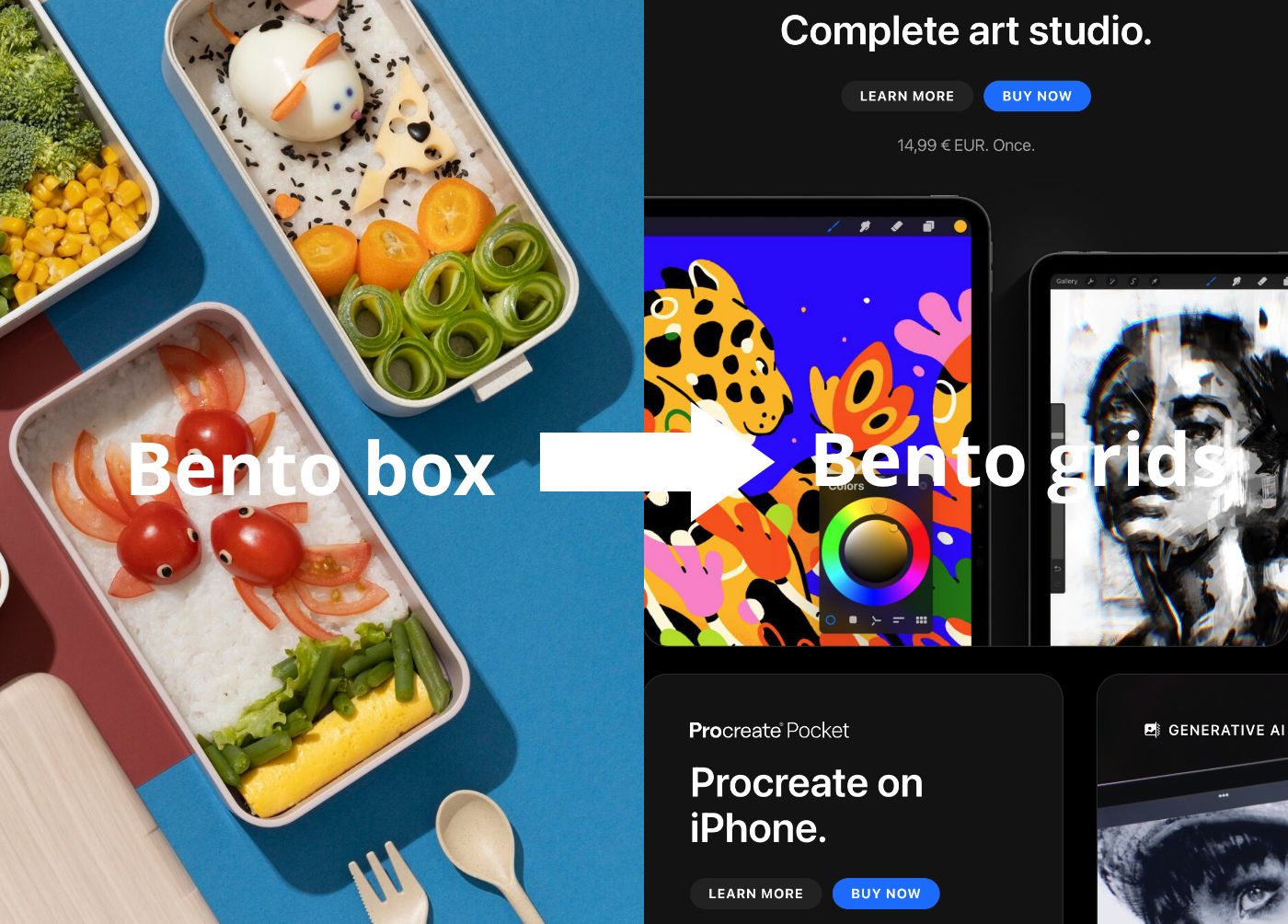 bento grids exemple